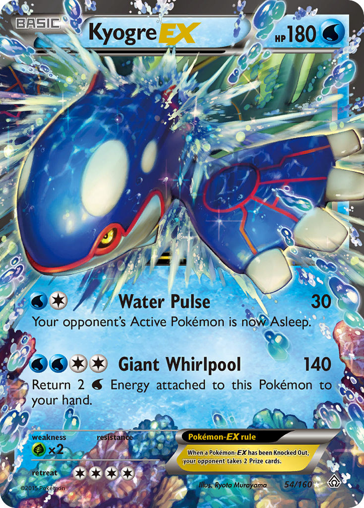 Kyogre EX (54/160) [XY: Primal Clash] | Gear Gaming Fayetteville