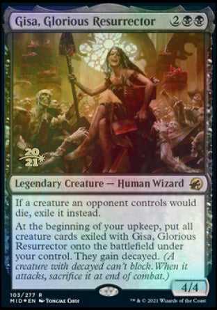 Gisa, Glorious Resurrector [Innistrad: Midnight Hunt Prerelease Promos] | Gear Gaming Fayetteville