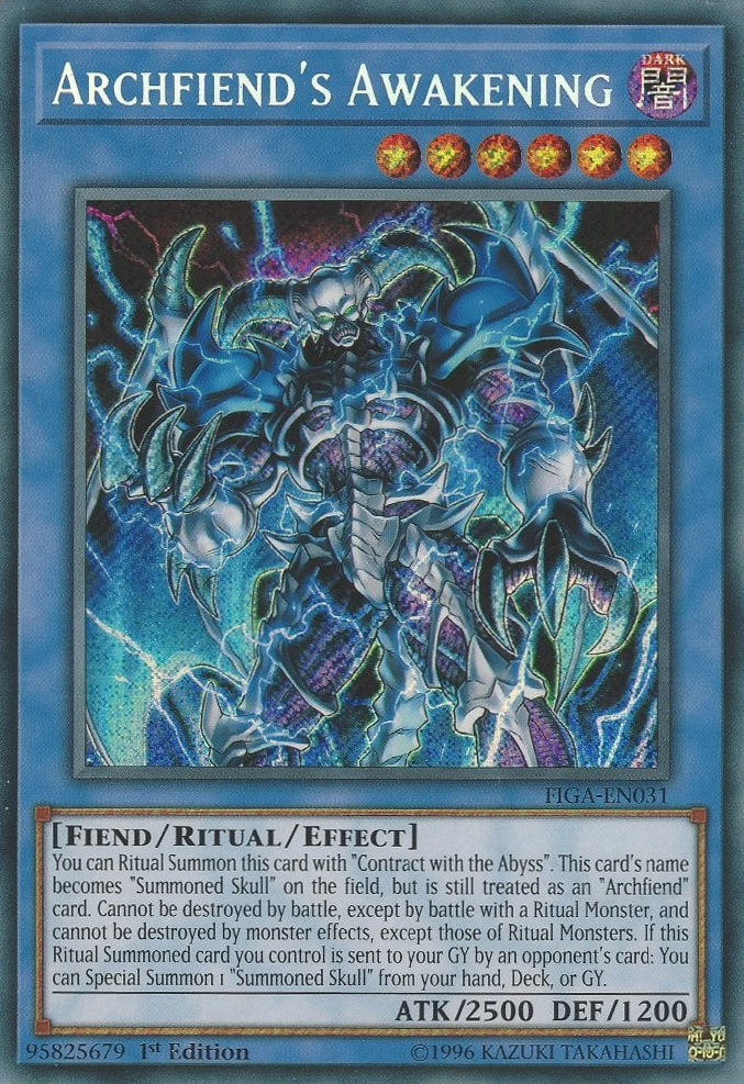 Archfiend's Awakening [FIGA-EN031] Secret Rare | Gear Gaming Fayetteville