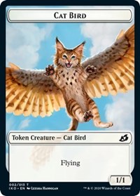 Cat Bird // Human Soldier (004) Double-Sided Token [Ikoria: Lair of Behemoths Tokens] | Gear Gaming Fayetteville