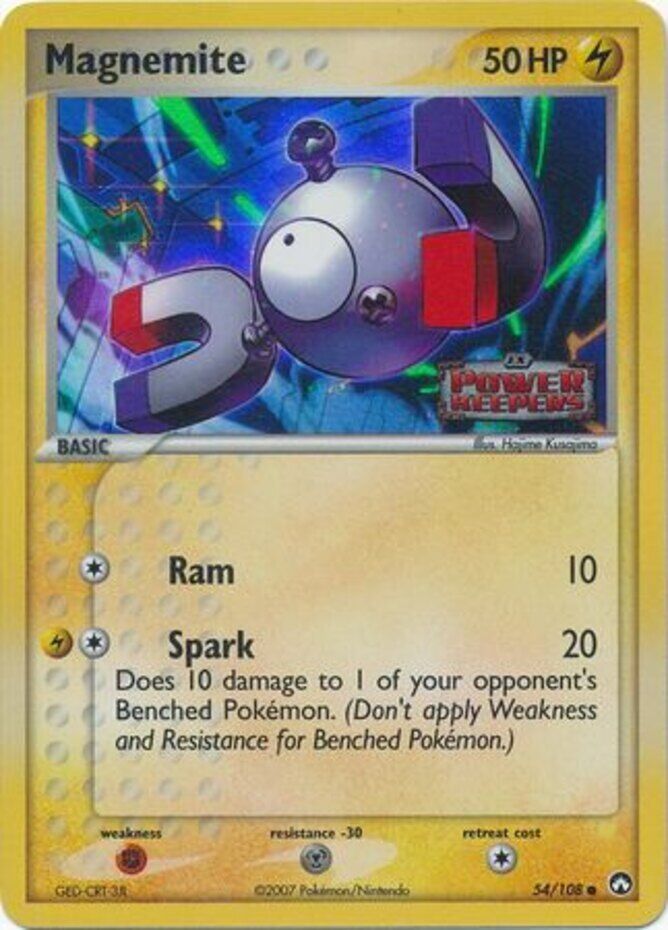 Magnemite (54/108) (Stamped) [EX: Power Keepers] | Gear Gaming Fayetteville