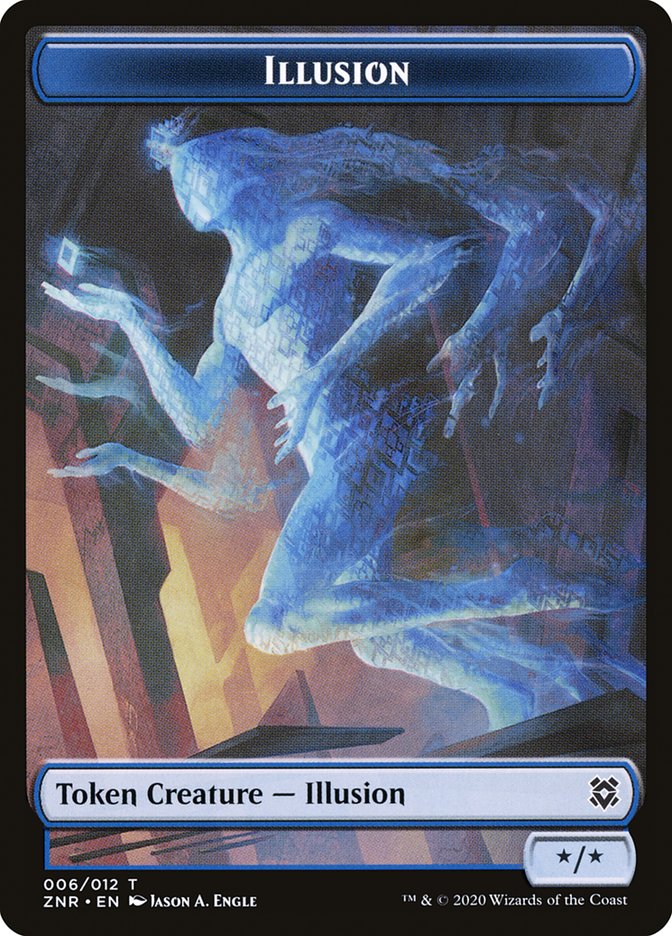 Illusion Token [Zendikar Rising Tokens] | Gear Gaming Fayetteville