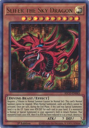 Slifer the Sky Dragon (Ultra Pharaoh's Rare) [KICO-EN063] Ultra Pharaoh’s Rare | Gear Gaming Fayetteville