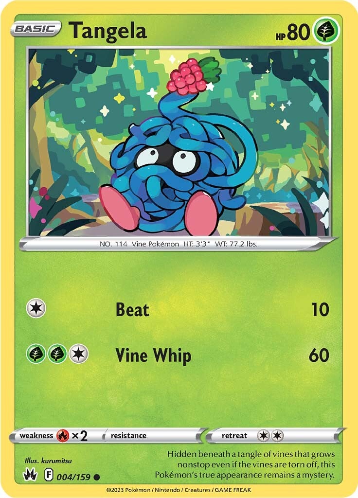 Tangela (004/159) [Sword & Shield: Crown Zenith] | Gear Gaming Fayetteville