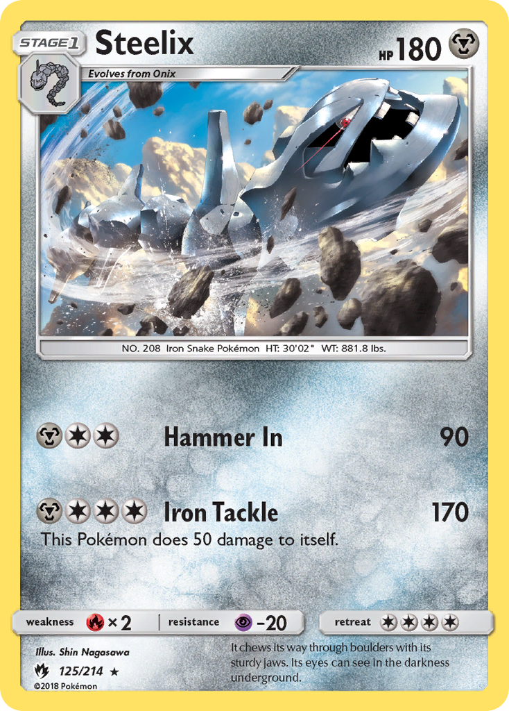 Steelix (125/214) [Sun & Moon: Lost Thunder] | Gear Gaming Fayetteville