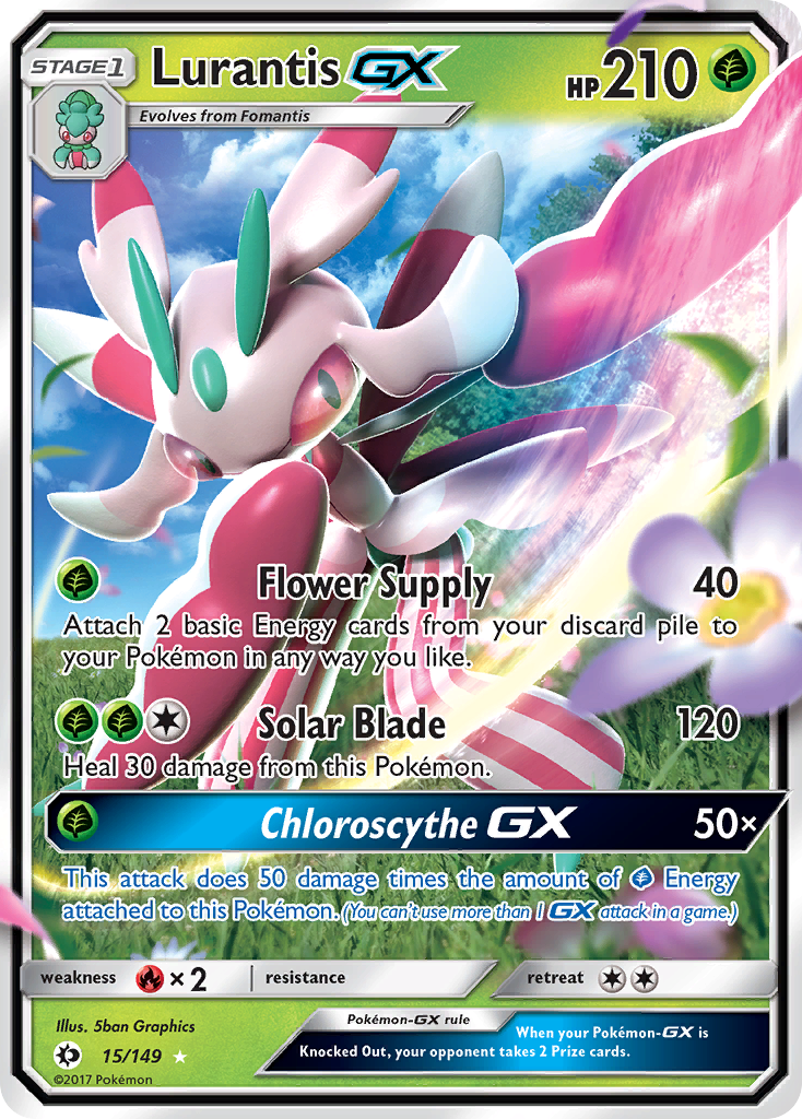 Lurantis GX (15/149) [Sun & Moon: Base Set] | Gear Gaming Fayetteville