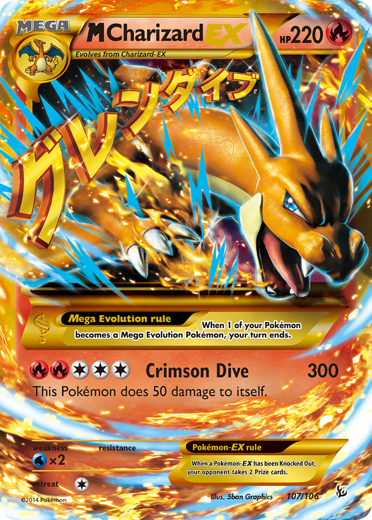 M Charizard EX (107/106) [XY: Flashfire] | Gear Gaming Fayetteville