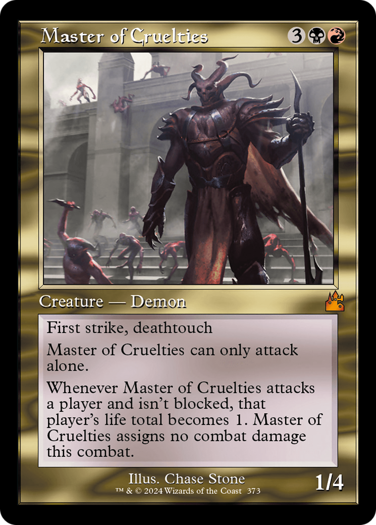 Master of Cruelties (Retro Frame) [Ravnica Remastered] | Gear Gaming Fayetteville