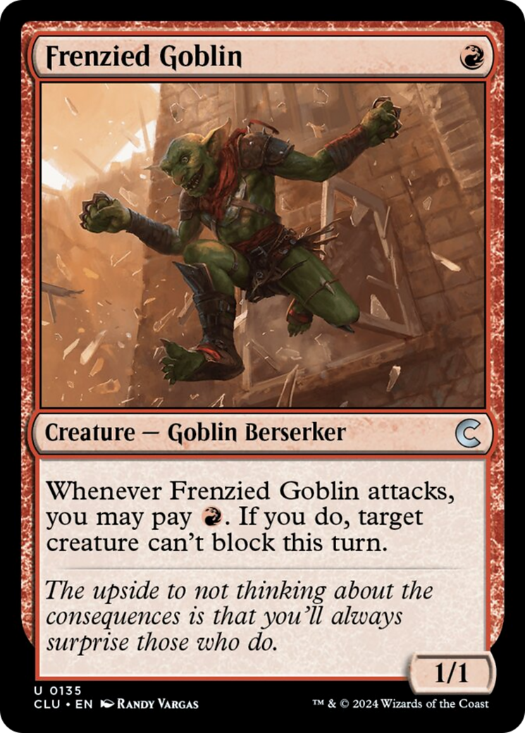 Frenzied Goblin [Ravnica: Clue Edition] | Gear Gaming Fayetteville