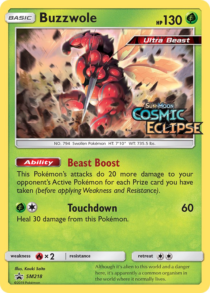 Buzzwole (SM218) [Sun & Moon: Black Star Promos] | Gear Gaming Fayetteville