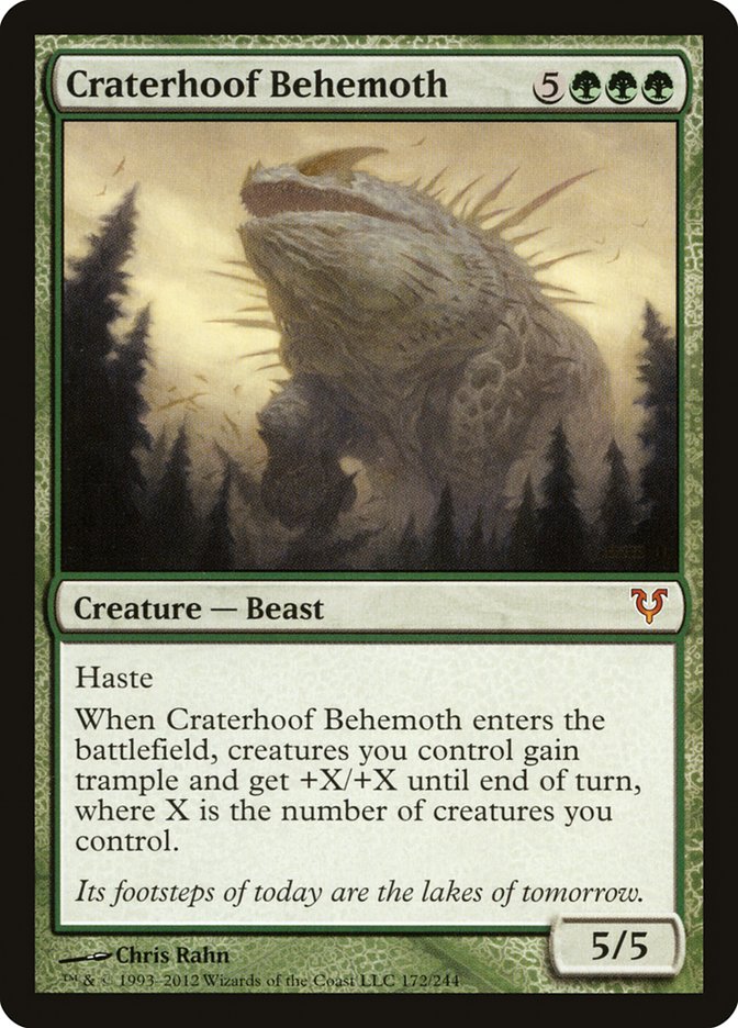 Craterhoof Behemoth [Avacyn Restored] | Gear Gaming Fayetteville