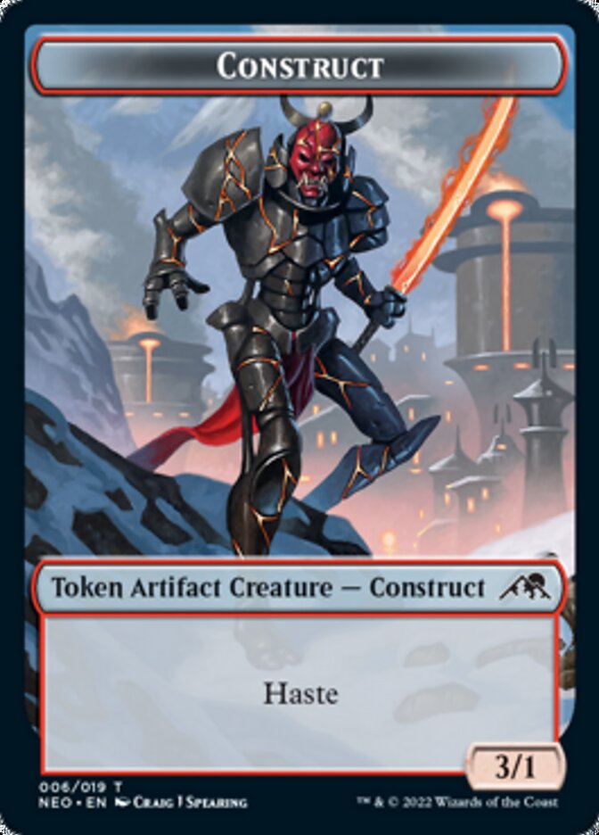 Construct (006) // Blood (017) Double-Sided Token [Challenger Decks 2022 Tokens] | Gear Gaming Fayetteville