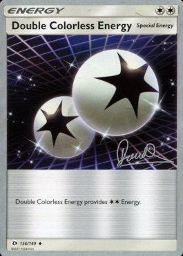Double Colorless Energy (136/149) (Infinite Force - Diego Cassiraga) [World Championships 2017] | Gear Gaming Fayetteville