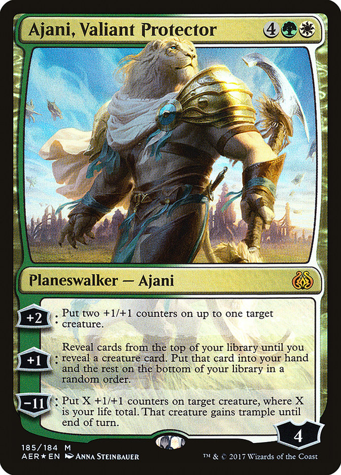 Ajani, Valiant Protector [Aether Revolt] | Gear Gaming Fayetteville