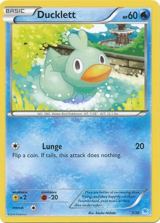 Ducklett (7/30) [XY: Trainer Kit 3 - Suicune] | Gear Gaming Fayetteville