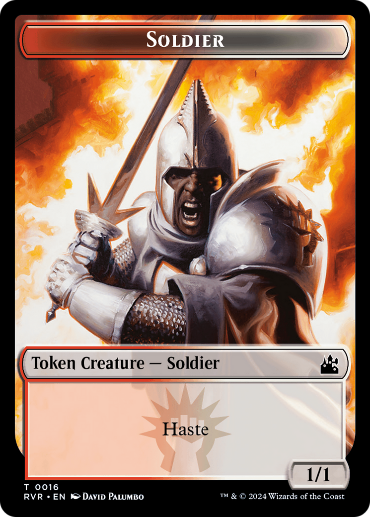 Soldier Token [Ravnica Remastered Tokens] | Gear Gaming Fayetteville