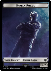 Human Rogue // Beast Double-Sided Token [Doctor Who Tokens] | Gear Gaming Fayetteville