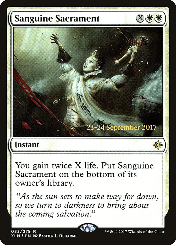 Sanguine Sacrament [Ixalan Prerelease Promos] | Gear Gaming Fayetteville