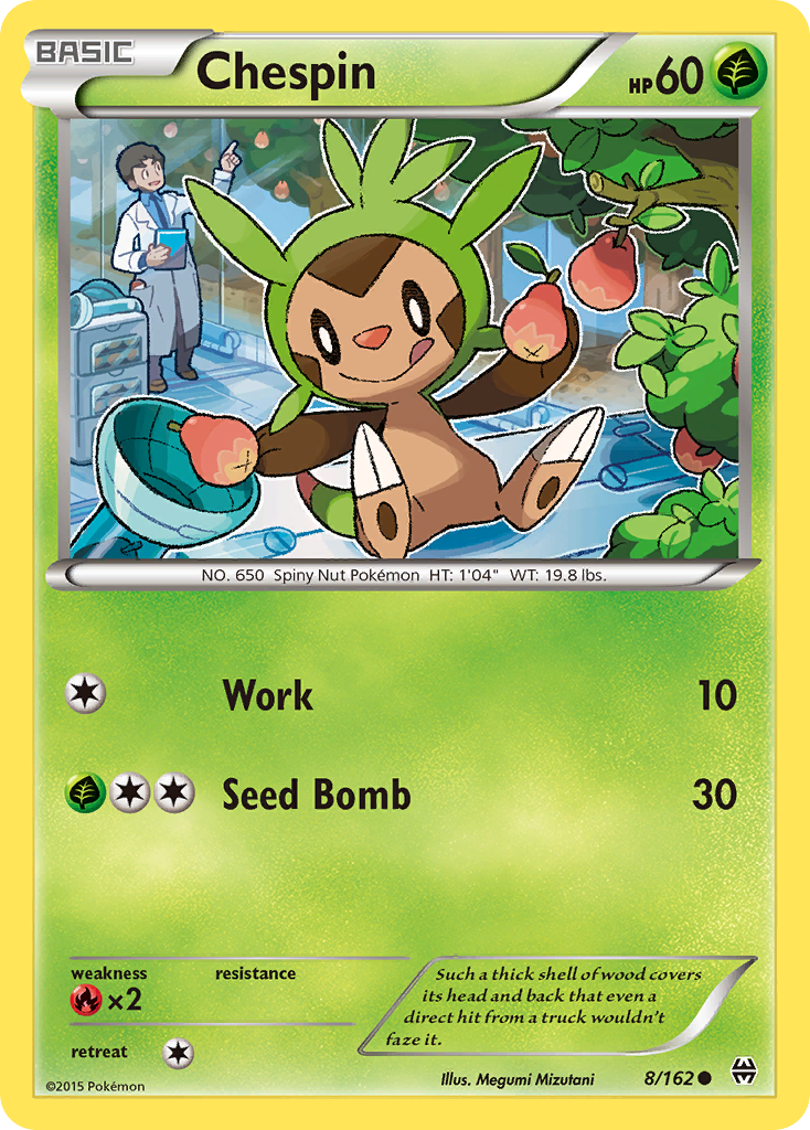 Chespin (8/162) [XY: BREAKthrough] | Gear Gaming Fayetteville