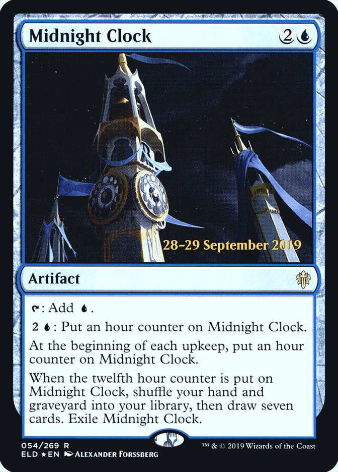 Midnight Clock [Throne of Eldraine Prerelease Promos] | Gear Gaming Fayetteville