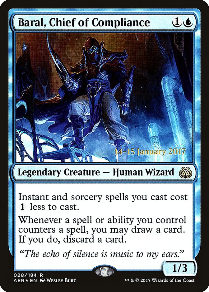 Baral, Chief of Compliance [Aether Revolt Prerelease Promos] | Gear Gaming Fayetteville