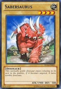 Sabersaurus (Blue) [Duelist League Promo] [DL16-EN001] | Gear Gaming Fayetteville