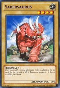 Sabersaurus (Purple) [Duelist League Promo] [DL16-EN001] | Gear Gaming Fayetteville