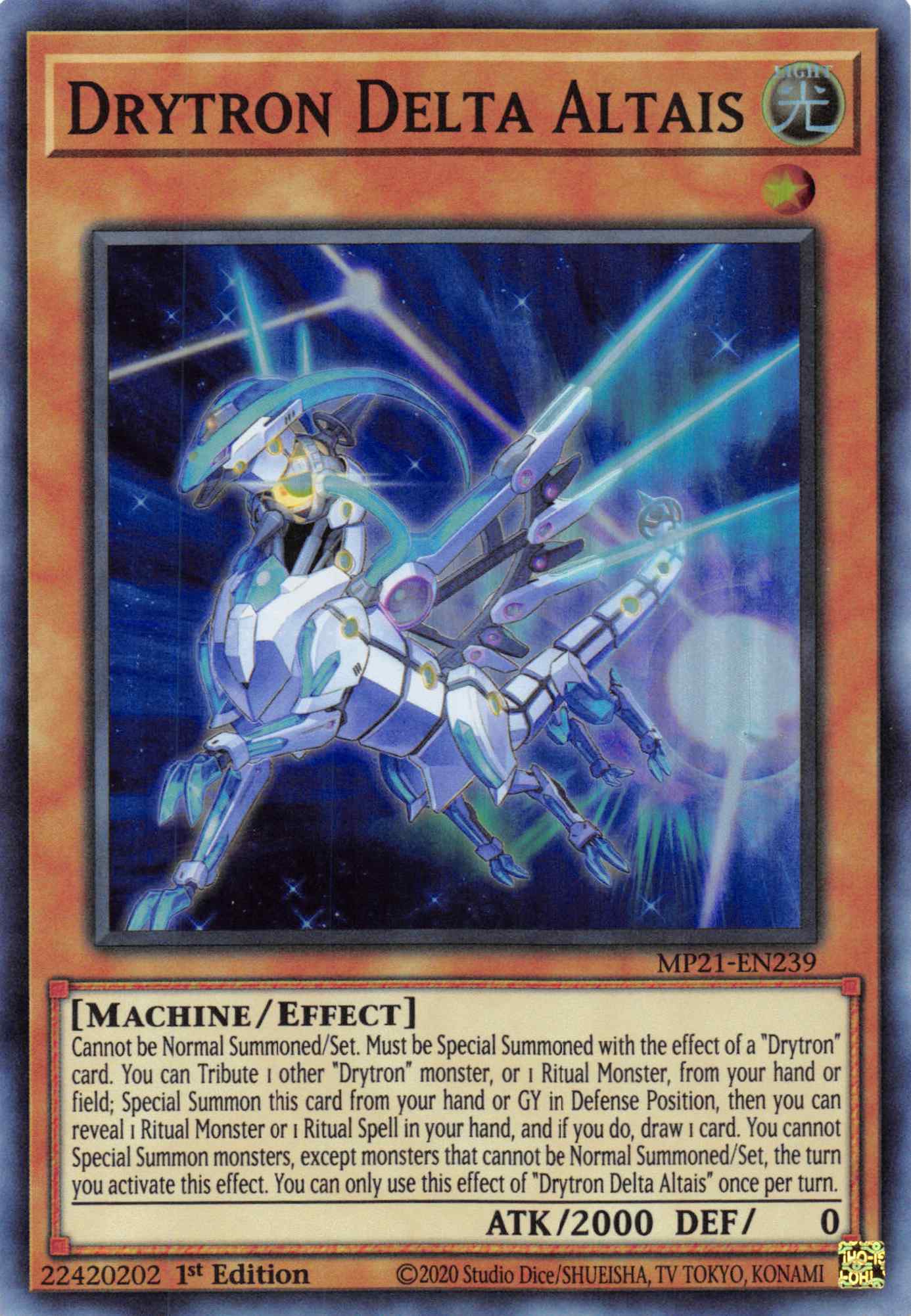 Drytron Delta Altais [MP21-EN239] Super Rare | Gear Gaming Fayetteville