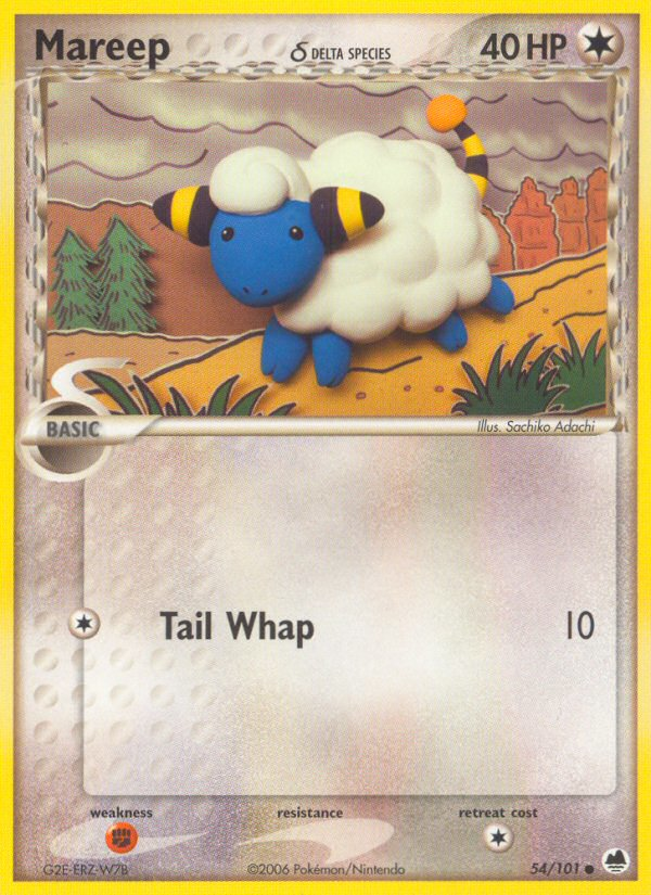 Mareep (54/101) (Delta Species) [EX: Dragon Frontiers] | Gear Gaming Fayetteville