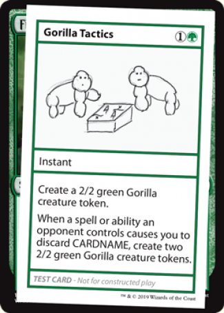 Gorilla Tactics (2021 Edition) [Mystery Booster Playtest Cards] | Gear Gaming Fayetteville