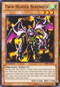 Twin-Headed Behemoth [Starter Deck: Kaiba Reloaded] [YSKR-EN013] | Gear Gaming Fayetteville