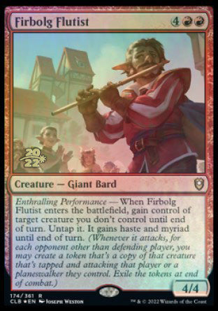 Firbolg Flutist [Commander Legends: Battle for Baldur's Gate Prerelease Promos] | Gear Gaming Fayetteville