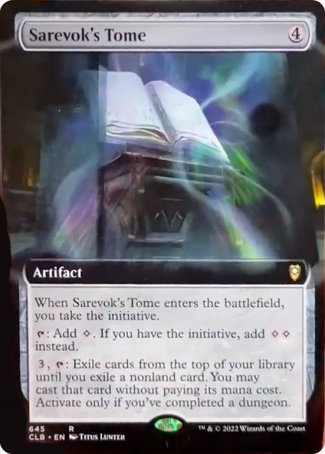 Sarevok's Tome (Extended Art) [Commander Legends: Battle for Baldur's Gate] | Gear Gaming Fayetteville