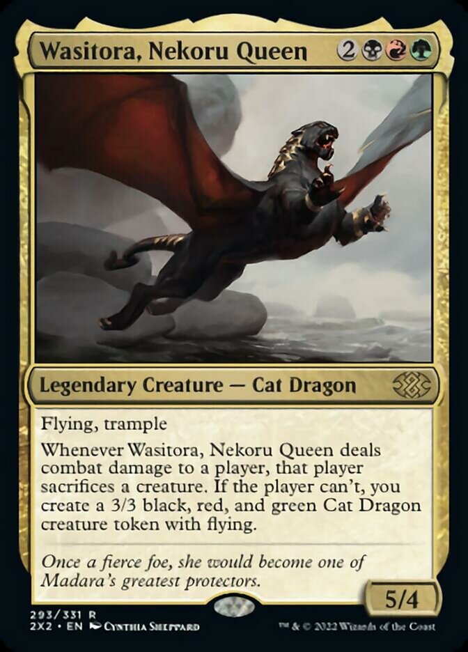 Wasitora, Nekoru Queen [Double Masters 2022] | Gear Gaming Fayetteville