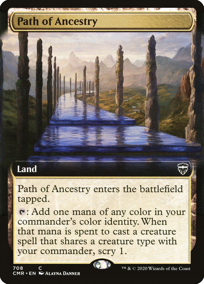 Path of Ancestry (Extended Art) [Commander Legends] | Gear Gaming Fayetteville