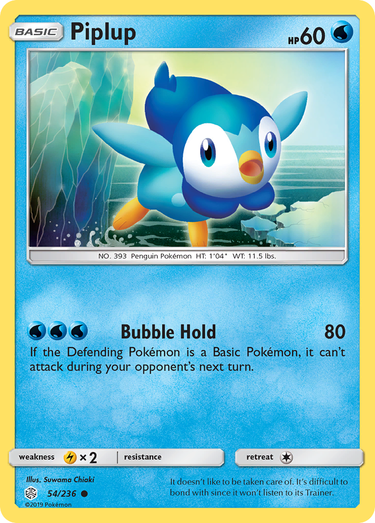 Piplup (54/236) [Sun & Moon: Cosmic Eclipse] | Gear Gaming Fayetteville