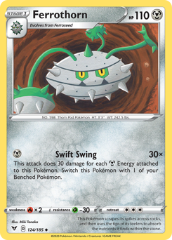 Ferrothorn (124/185) [Sword & Shield: Vivid Voltage] | Gear Gaming Fayetteville