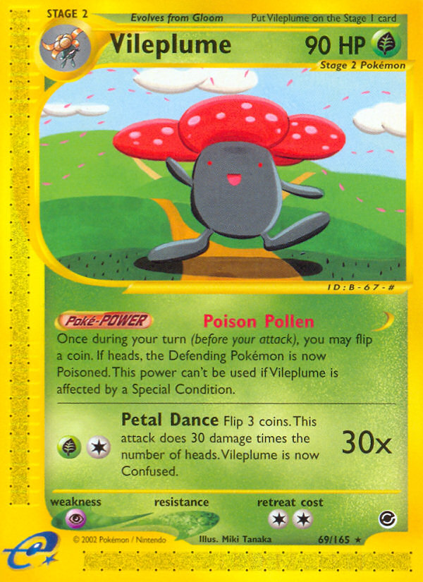 Vileplume (69/165) [Expedition: Base Set] | Gear Gaming Fayetteville