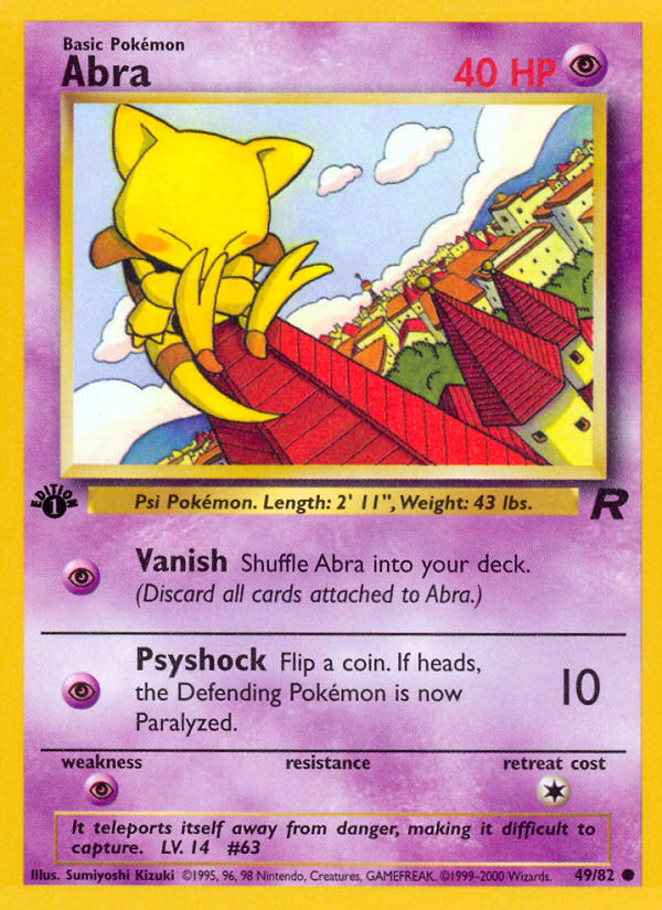 Abra (49/82) [Team Rocket 1st Edition] | Gear Gaming Fayetteville