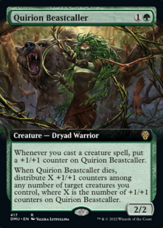 Quirion Beastcaller (Extended Art) [Dominaria United] | Gear Gaming Fayetteville