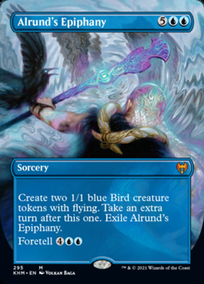 Alrund's Epiphany (Borderless Alternate Art) [Kaldheim] | Gear Gaming Fayetteville