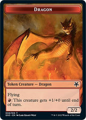 Dragon // Elf Warrior Double-Sided Token [Game Night: Free-for-All Tokens] | Gear Gaming Fayetteville