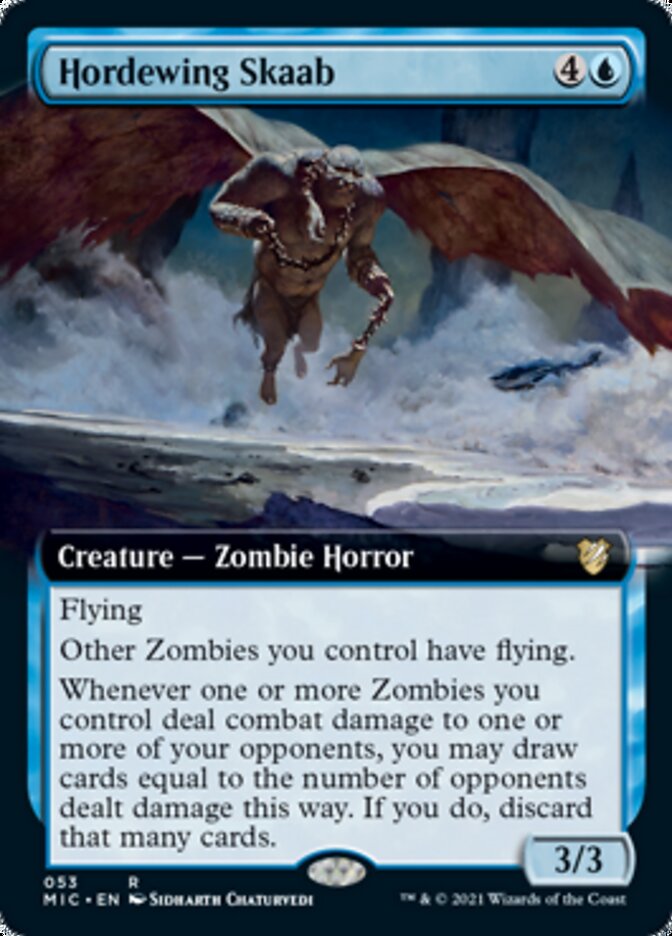 Hordewing Skaab (Extended Art) [Innistrad: Midnight Hunt Commander] | Gear Gaming Fayetteville