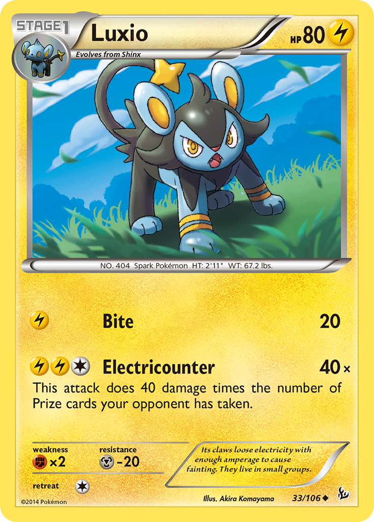 Luxio (33/106) [XY: Flashfire] | Gear Gaming Fayetteville