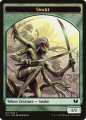 Beast // Snake (017) Double-Sided Token [Commander 2015 Tokens] | Gear Gaming Fayetteville