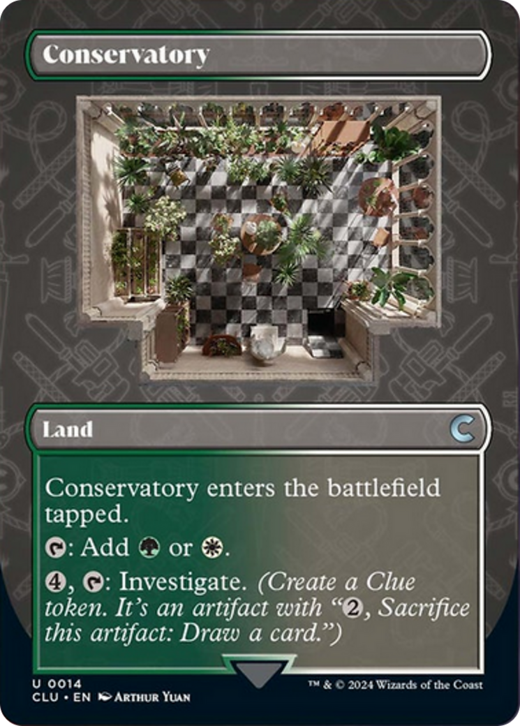 Conservatory (Borderless) [Ravnica: Clue Edition] | Gear Gaming Fayetteville