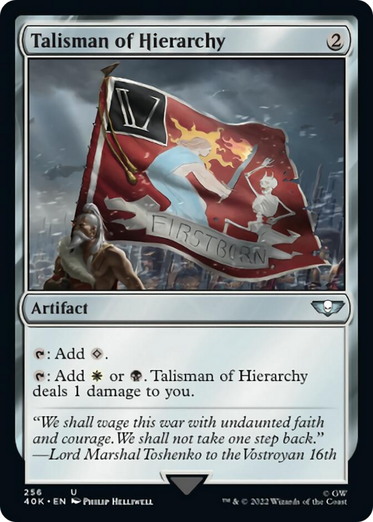 Talisman of Hierarchy (Surge Foil) [Warhammer 40,000] | Gear Gaming Fayetteville