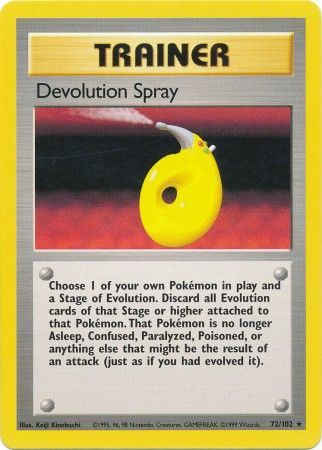 Devolution Spray (72/102) [Base Set Unlimited] | Gear Gaming Fayetteville