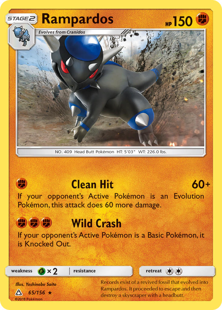 Rampardos (65/156) [Sun & Moon: Ultra Prism] | Gear Gaming Fayetteville