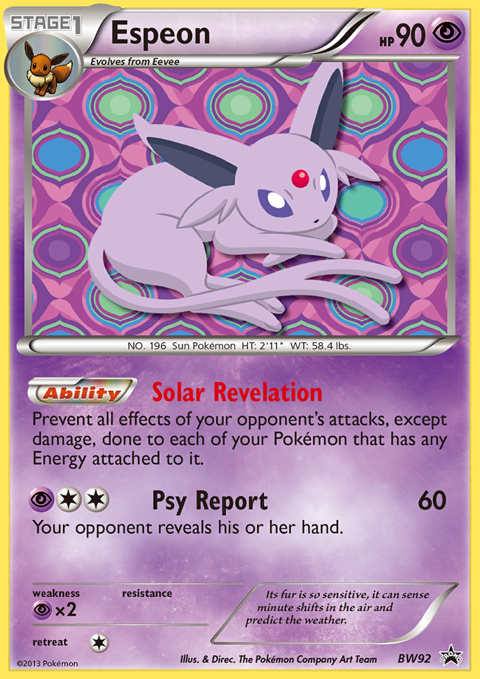 Espeon (BW92) [Black & White: Black Star Promos] | Gear Gaming Fayetteville